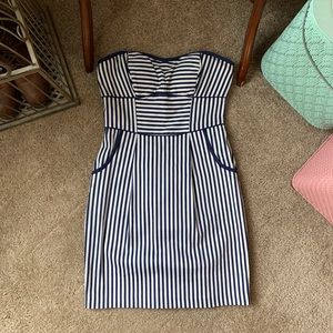 Retro pinstripe dress